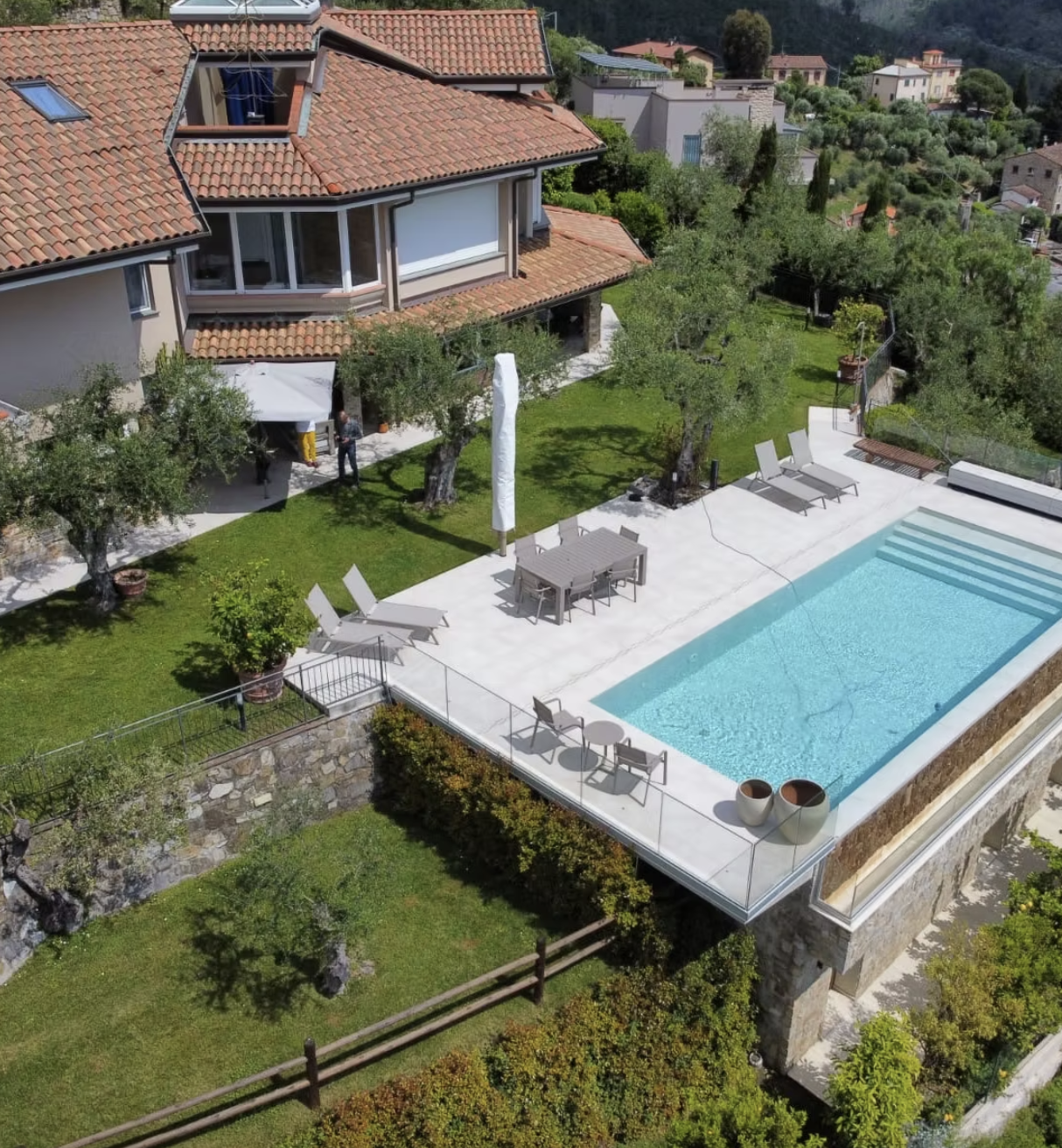 Villa con piscina e giardino a Lucca