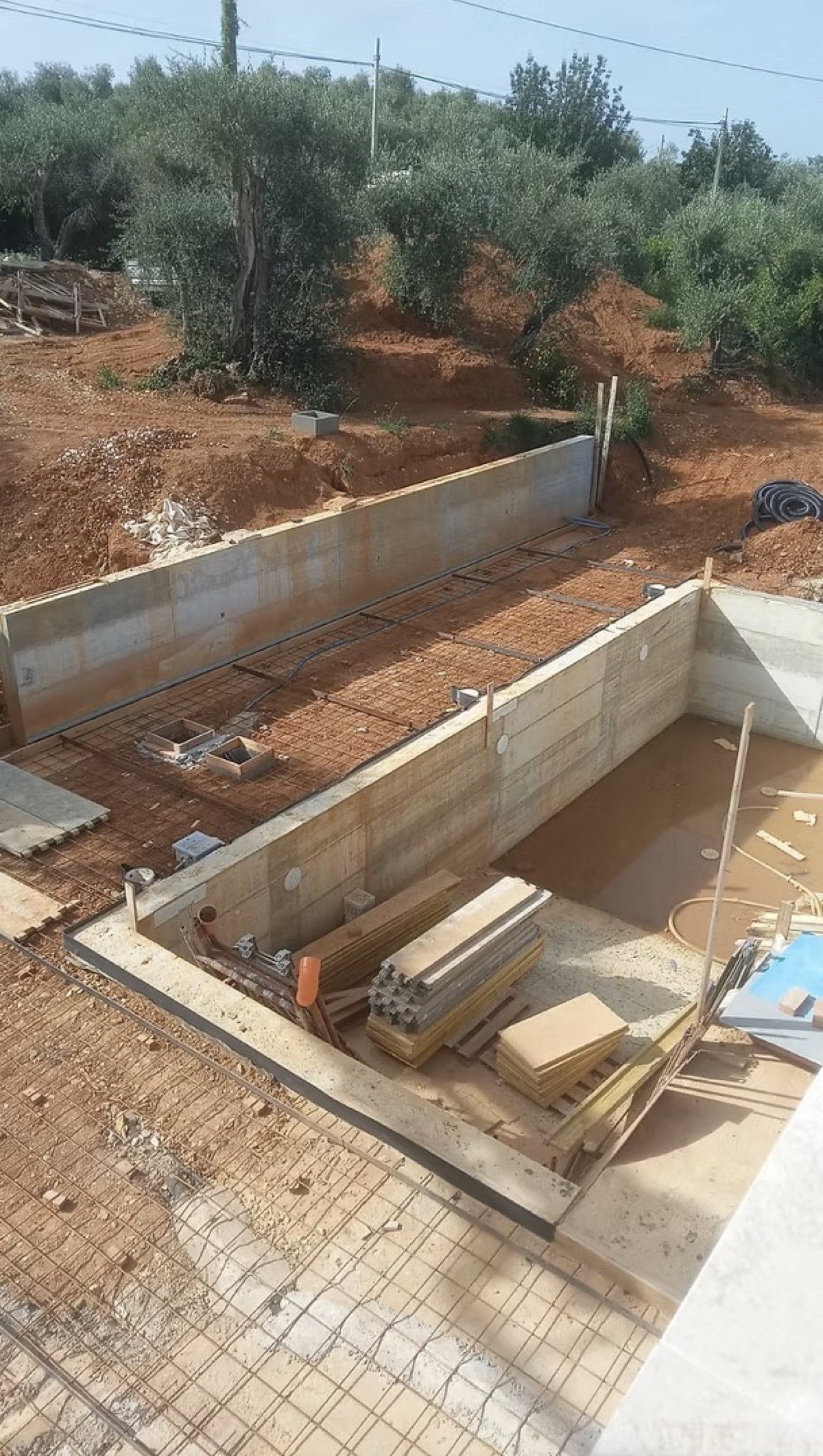 Costruzione piscina interrata